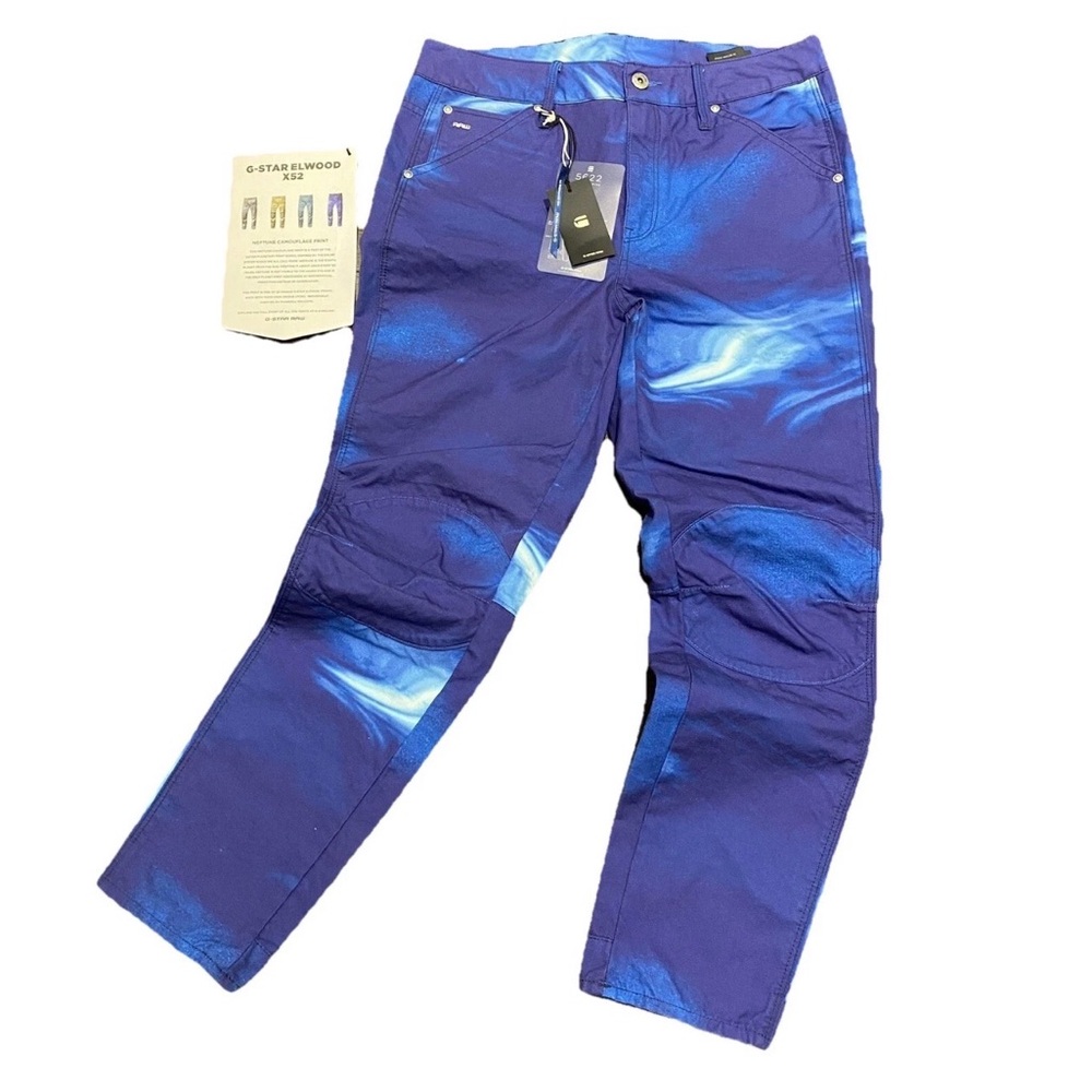 NWT! G-STAR RAW 5622 ELWOOD X52 Womens MID BOYFRIEND W27 L30 NEPTUNE BLUE